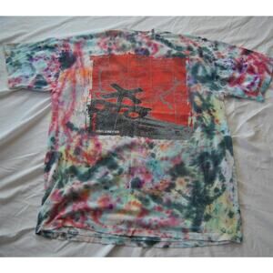 Marlboro Unlimited Tie Dye White Short Sleeve Shirt X-Large